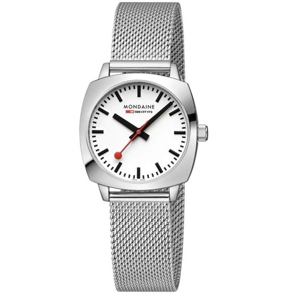 Mondaine Cushion 31mm Petite Square Watch