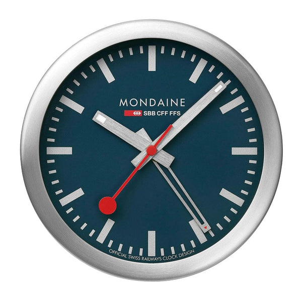 Mondaine Deepest Blue Table Alarm Clock