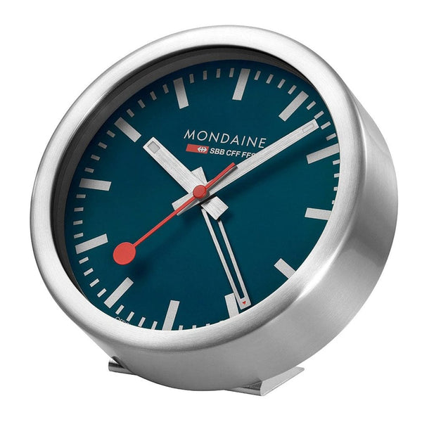 Mondaine Deepest Blue Table Alarm Clock