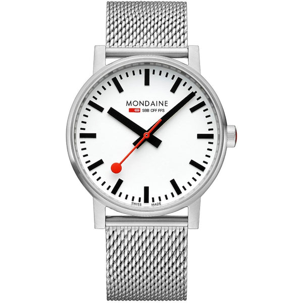 Mondaine EVO2 43mm Watch | Mesh Bracelet