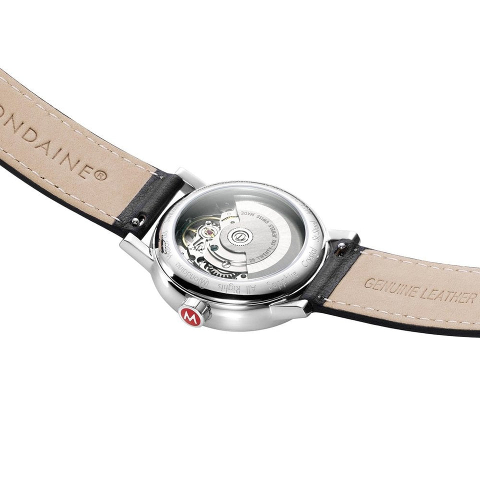 Mondaine EVO2 Automatic 35mm Ladies Watch | Black Strap