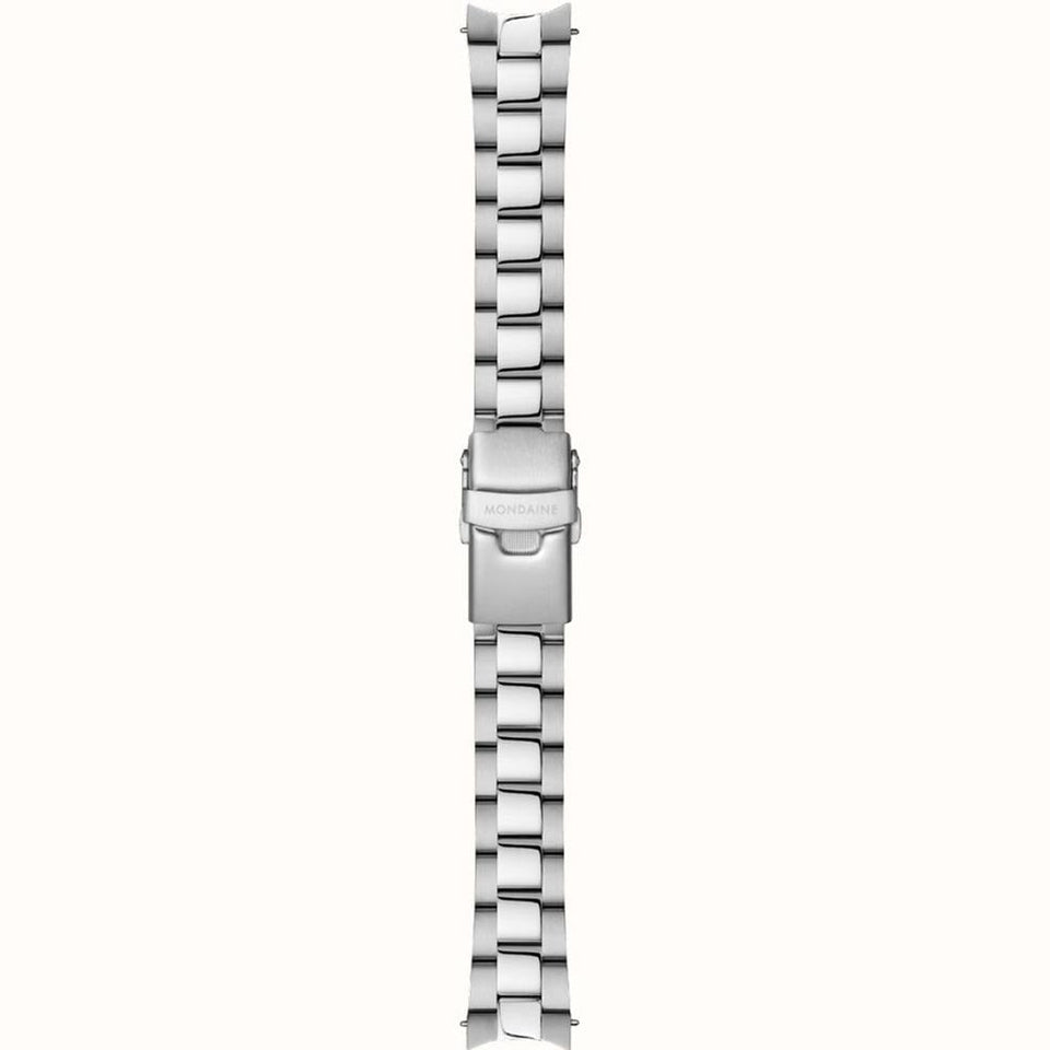 Mondaine Ladies Classic Black Dial 30mm Bracelet Watch