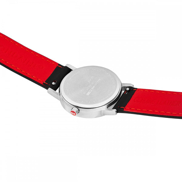 Mondaine Ladies Classic Pure 30mm Watch | Black Strap