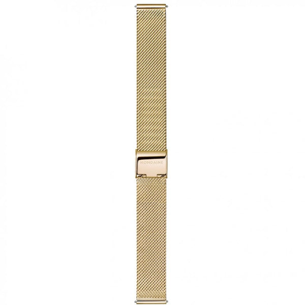 Mondaine Ladies Doppio IP Gold Polished Mesh Bracelet Watch