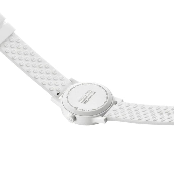 Mondaine Ladies Essence 32mm White Silicone Strap Watch