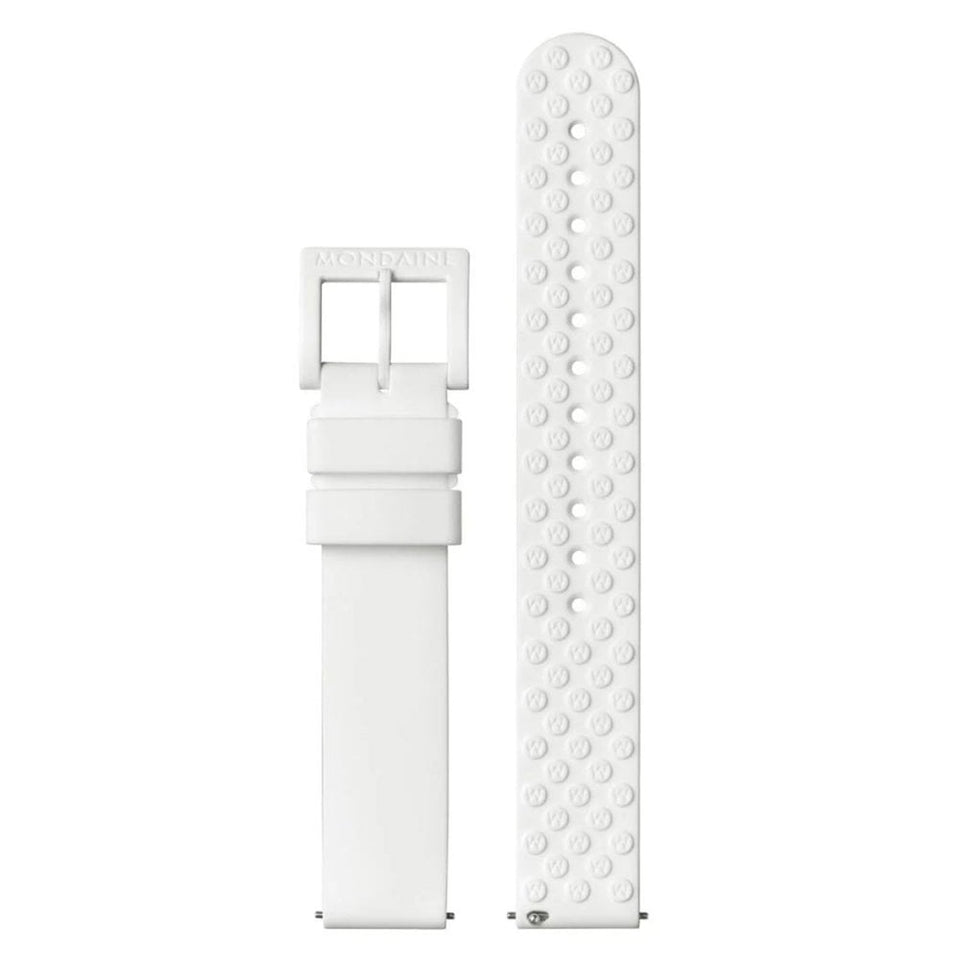 Mondaine Ladies Essence 32mm White Silicone Strap Watch