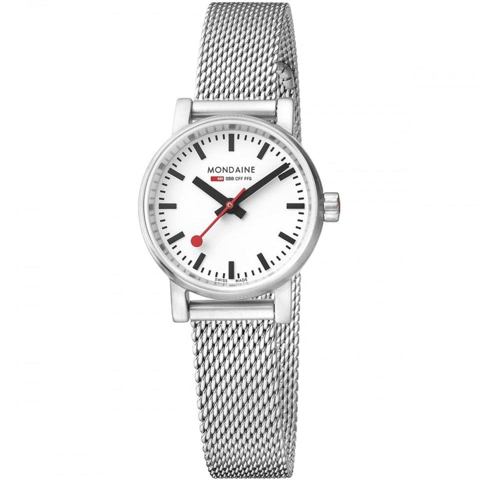 Mondaine Ladies Evo2 26mm Watch | Mesh