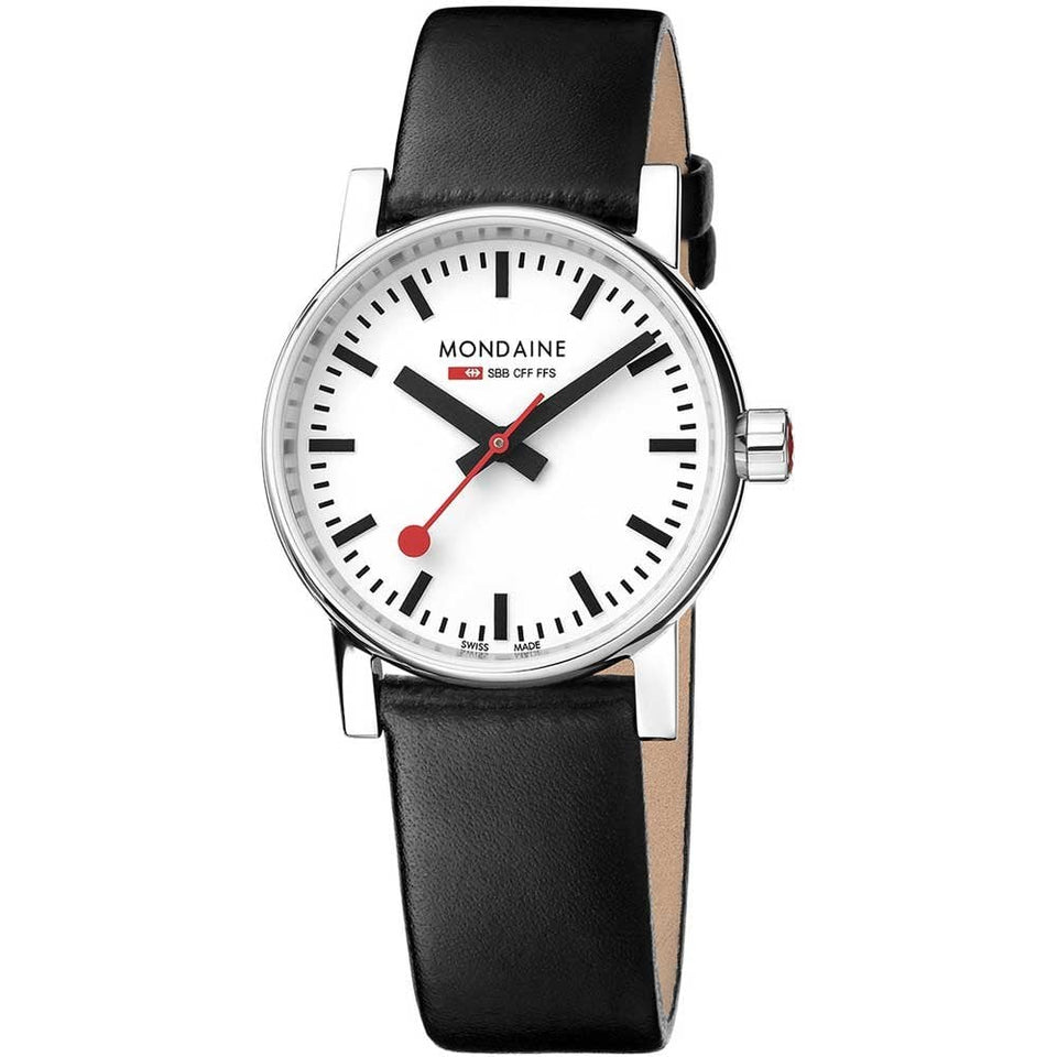 Mondaine Ladies Evo2 30mm Watch | Black IP
