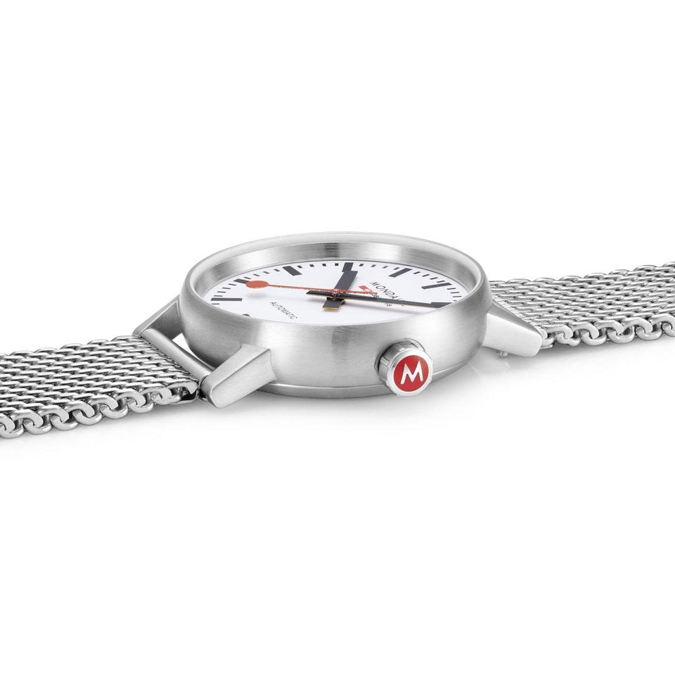 Mondaine Ladies EVO2 Automatic 35mm Watch | Mesh Bracelet