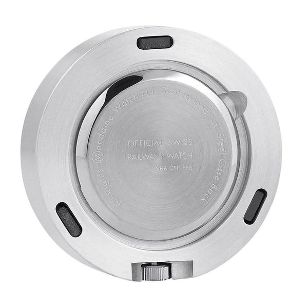 Mondaine Magnet Silver Table Clock