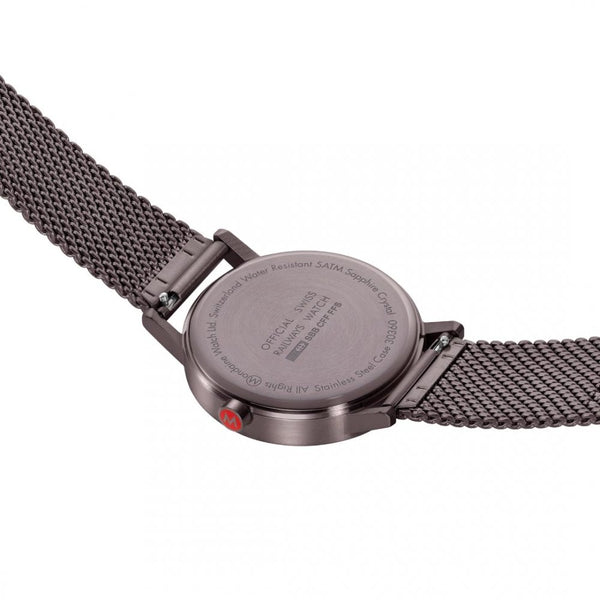 Mondaine Men's Classic Brown IP Plated Mesh Bracelet Watch