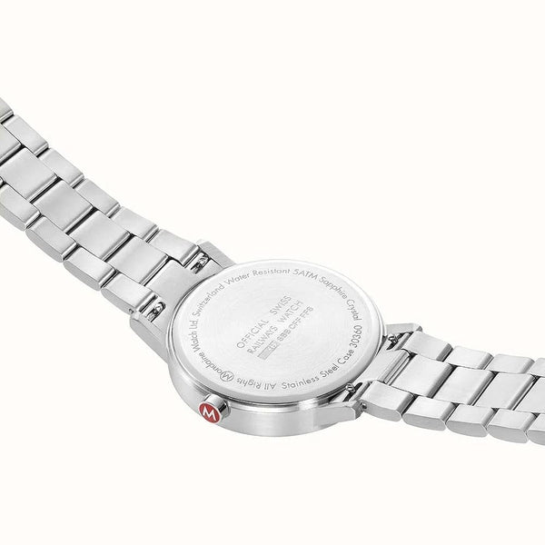 Mondaine Men's Classic Cool Grey Dial 40mm Bracelet Watch