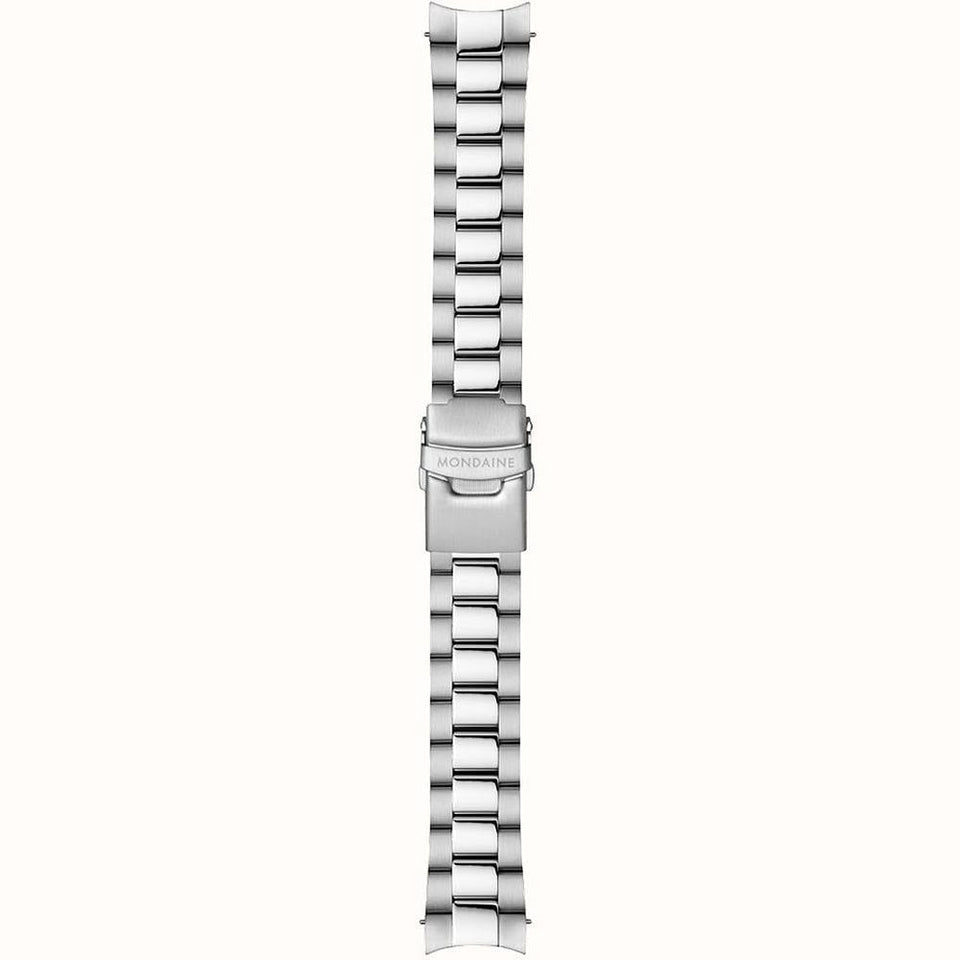 Mondaine Men's Classic Cool Grey Dial 40mm Bracelet Watch