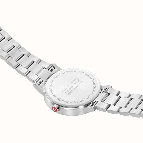Mondaine Men's Classic White Dial 40mm Bracelet Watch