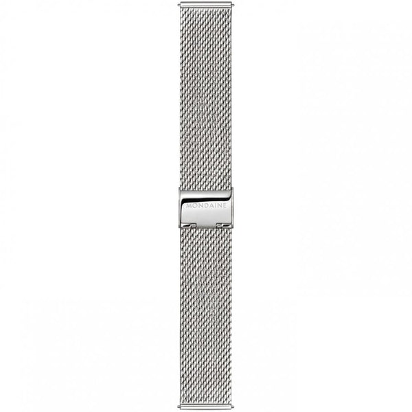Mondaine Men's Doppio 41mm Solar Mesh Bracelet Watch