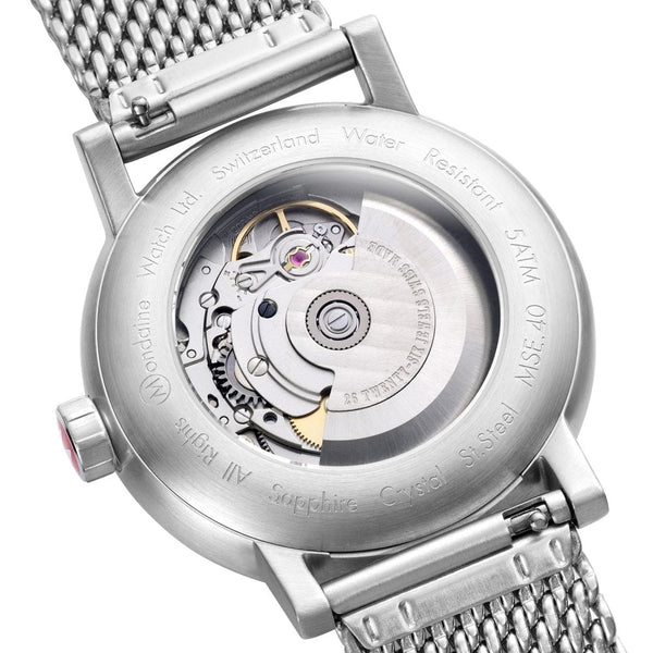 Mondaine Men's EVO2 Automatic 40mm Watch | Mesh Bracelet