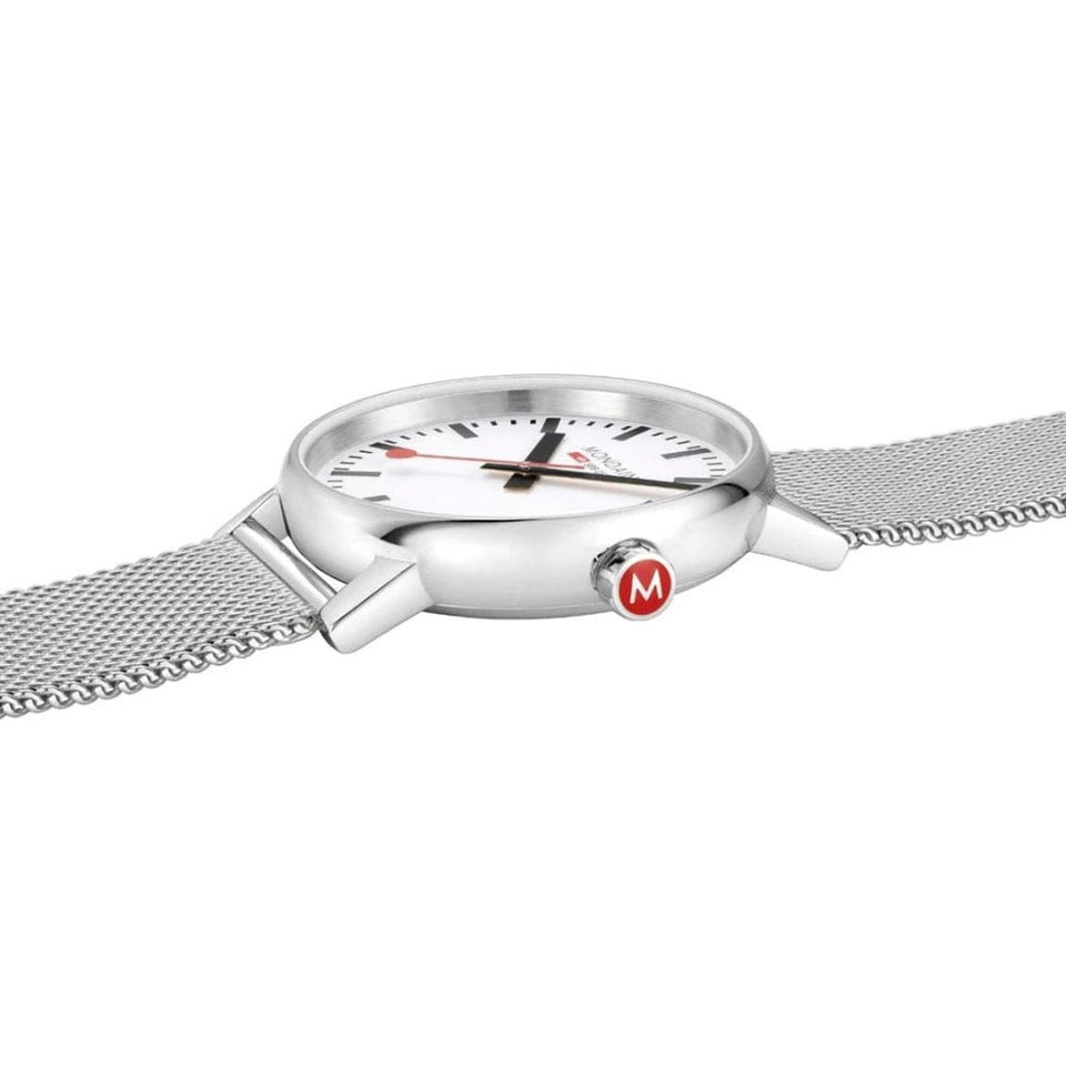 Mondaine Men's EVO2 Stainless Steel 40mm Mesh Bracelet Watch