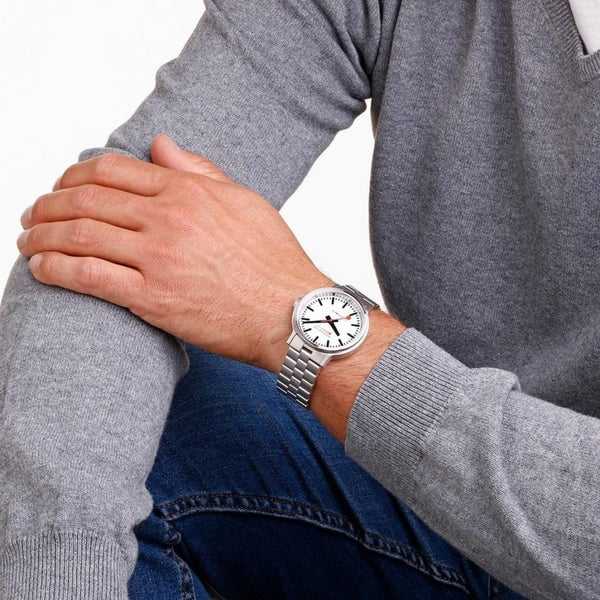 Mondaine Men's Original Backlight Automatic 40mm Watch