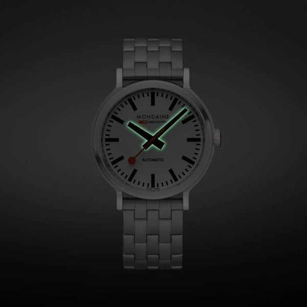 Mondaine Men's Original Backlight Automatic 40mm Watch