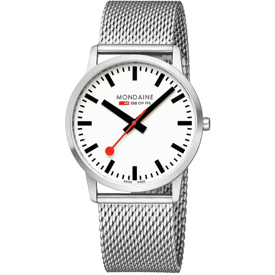 Mondaine Simply Elegant Mesh Bracelet Watch, 41mm