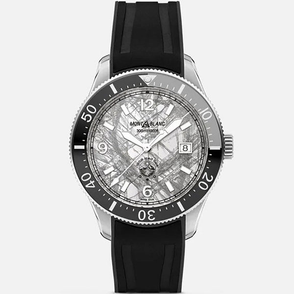 Montblanc 1858 Grey Dial Iced Sea Automatic Gent's 41mm Watch