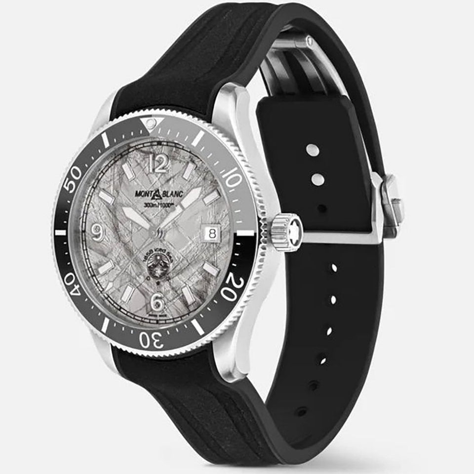 Montblanc 1858 Grey Dial Iced Sea Automatic Gent's 41mm Watch