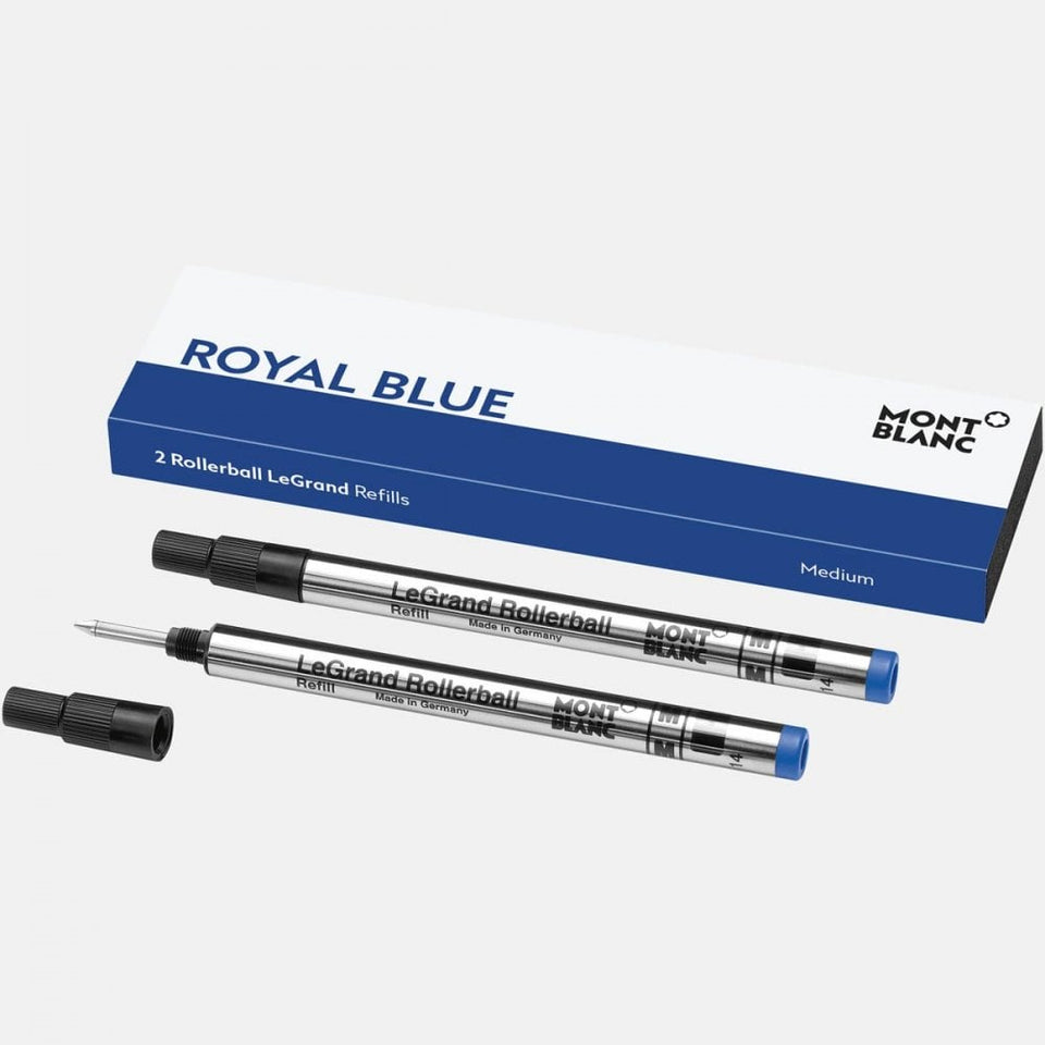 Montblanc 2 Rollerball LeGrand Refills (Medium), Royal Blue