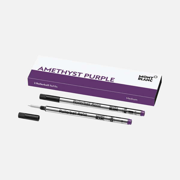 Montblanc 2 Rollerball Refills (Medium), Amethyst Purple
