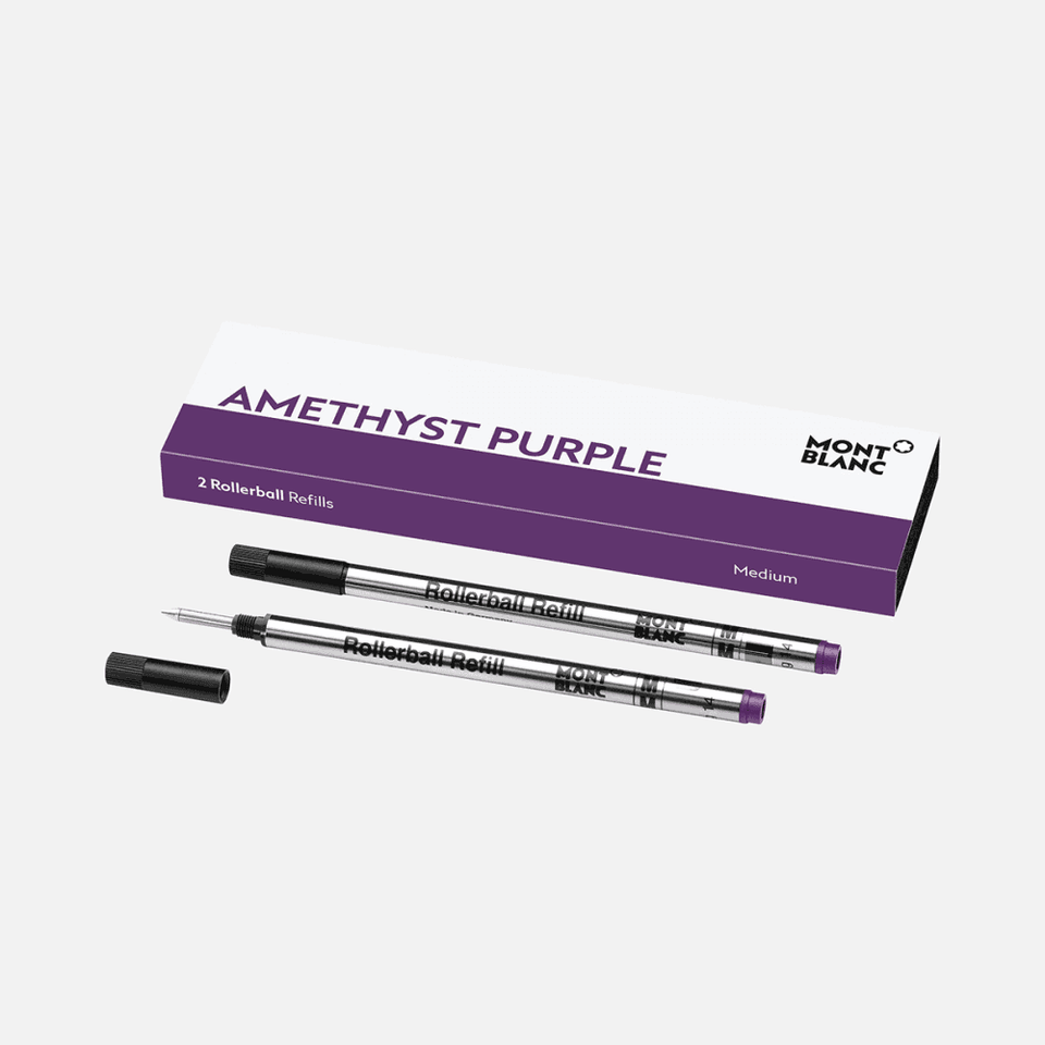 Montblanc 2 Rollerball Refills (Medium), Amethyst Purple