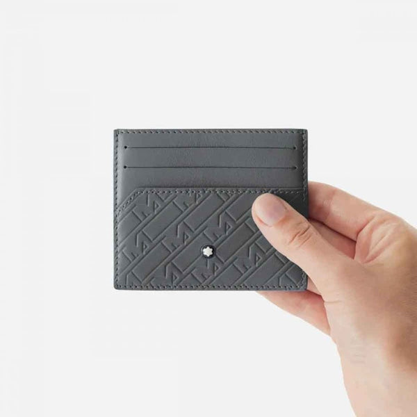 Montblanc 4810 M_Gram Forged Iron Grey 6-Card Holder
