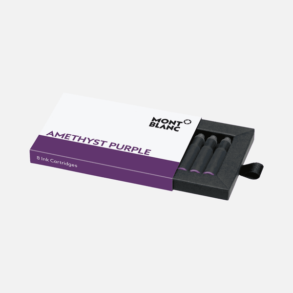 Montblanc Amethyst Purple Ink Cartridges, 8 Pack