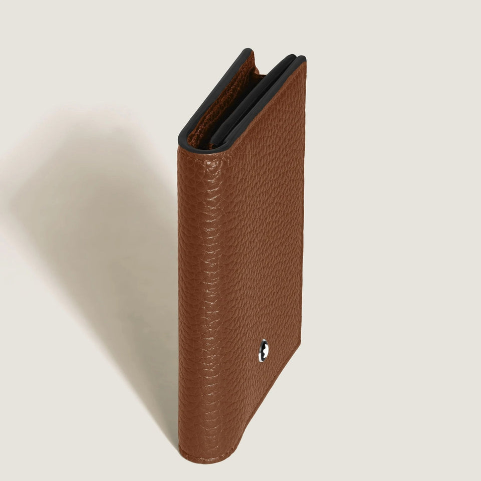 Montblanc Fauve Grain Leather 4-Card Holder