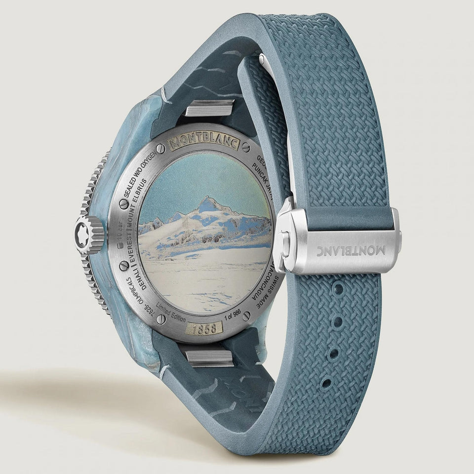 Montblanc Limited Edition 1858 Geosphere Mount Vinson 0 Oxygen Watch (XXX/986)