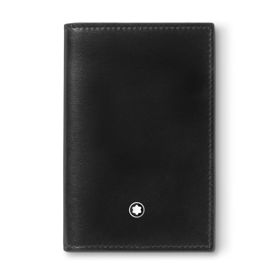 Montblanc Meisterstück Black Leather 2-Card Holder