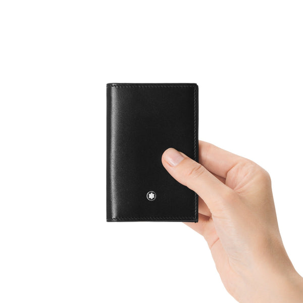 Montblanc Meisterstück Black Leather 2-Card Holder