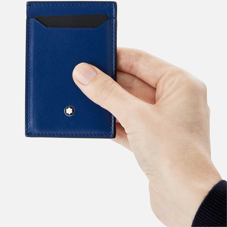 Montblanc Meisterstück Blue 3-Card Slot Pocket Wallet
