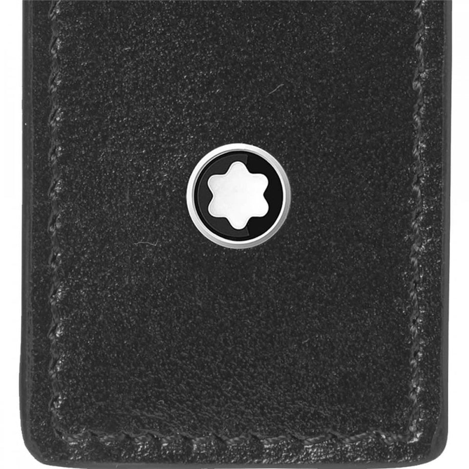 Montblanc Meisterstück Leather Single 1-Pen Pouch, Black