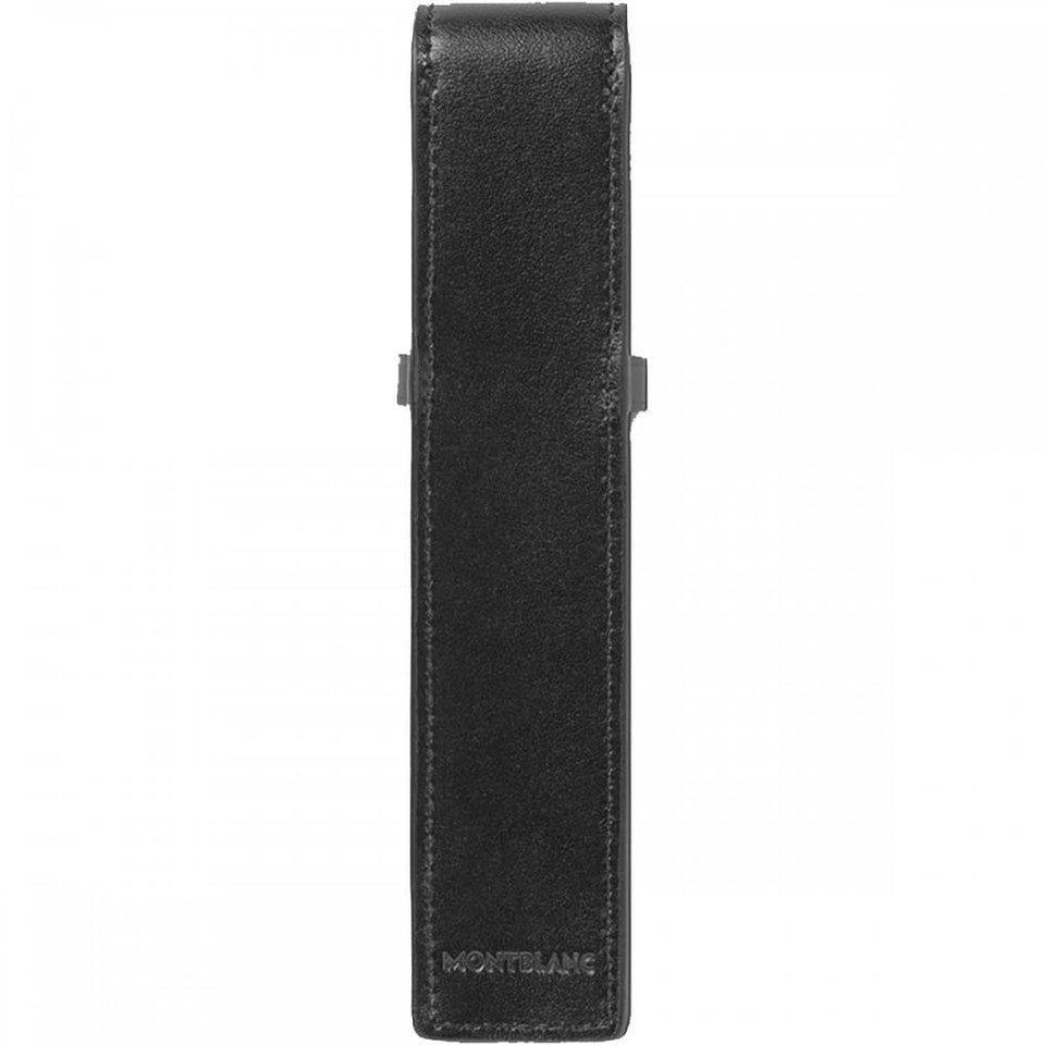 Montblanc Meisterstück Leather Single 1-Pen Pouch, Black