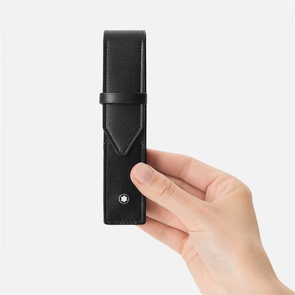 Montblanc Meisterstück Leather Single 1-Pen Pouch, Black