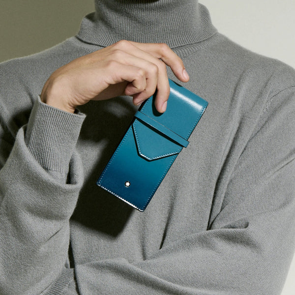 Montblanc Meisterstück Smoky Blue 3-Pen Pouch