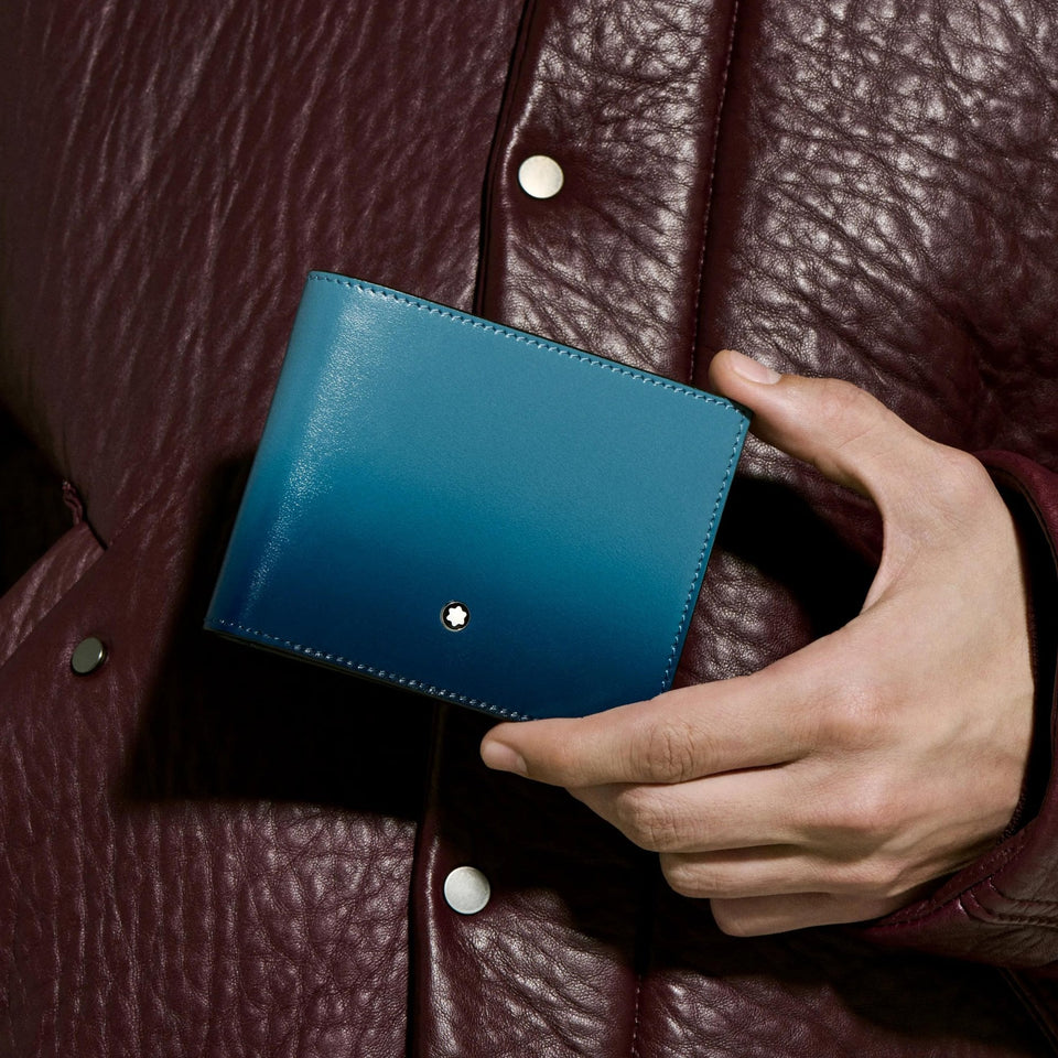 Montblanc Meisterstück Smoky Blue 6-Card Wallet
