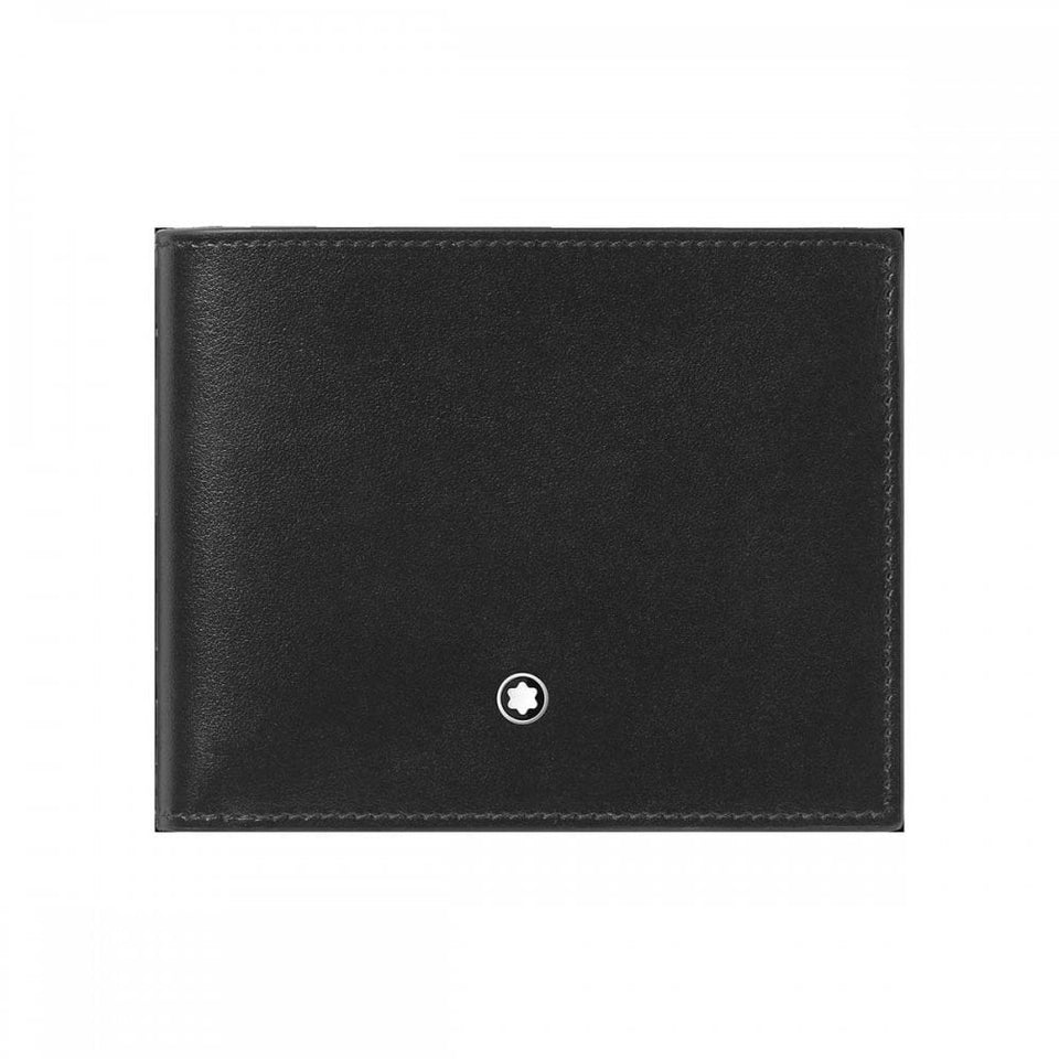 Montblanc Meisterstuck Black Bifold 6-Card Wallet