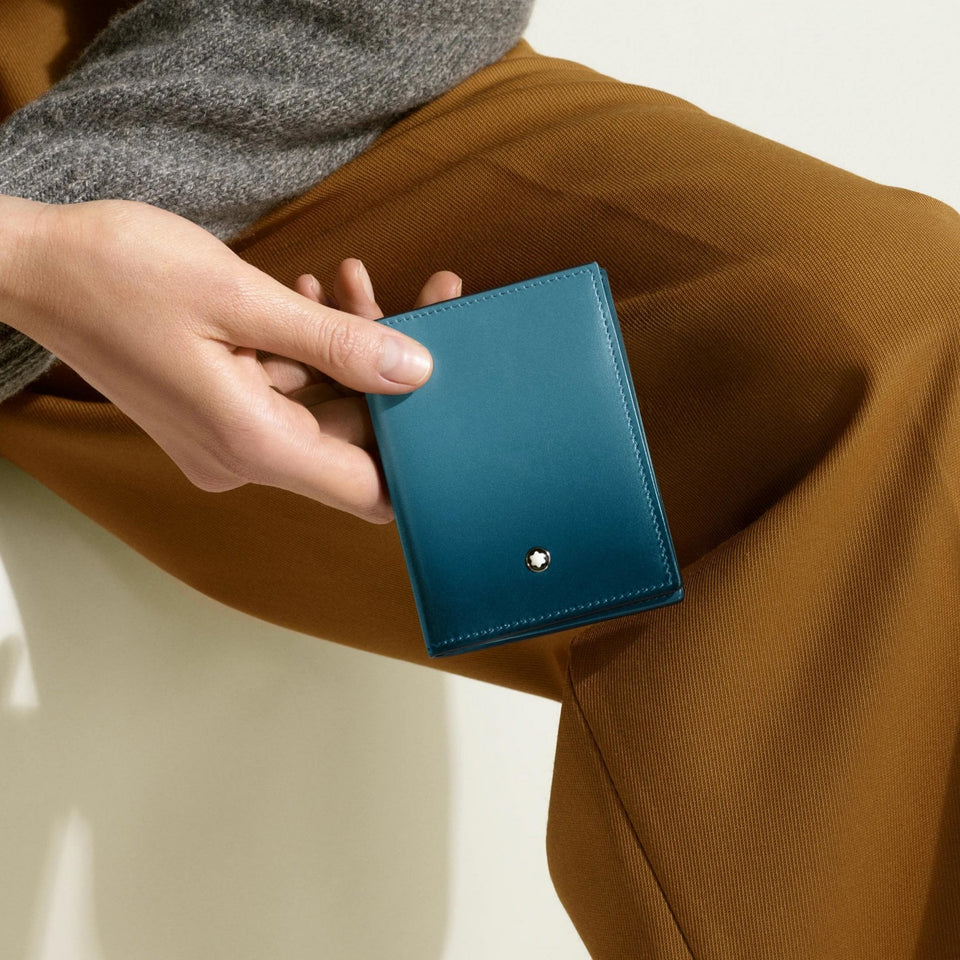 Montblanc Meisterstuck Sfumato Smoky Blue 4-Card Holder