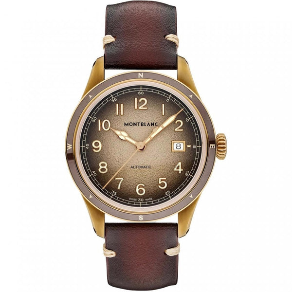 Montblanc Men's 1858 Brown Sfumato Dial '0' Oxygen Automatic Watch