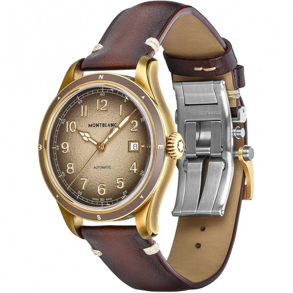 Montblanc Men's 1858 Brown Sfumato Dial '0' Oxygen Automatic Watch