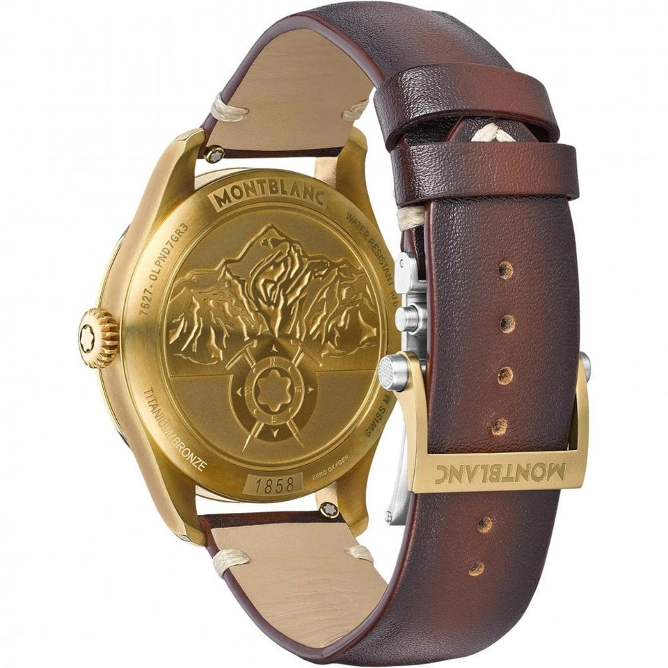 Montblanc Men's 1858 Brown Sfumato Dial '0' Oxygen Automatic Watch