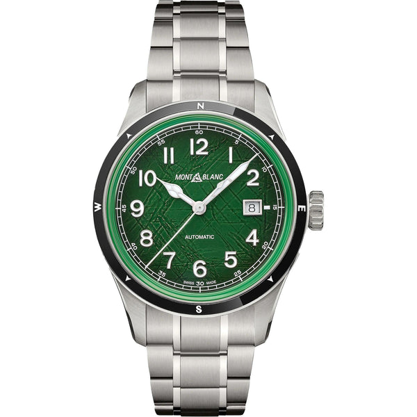 Montblanc Men's 1858 Green Dial Date 0 Oxygen Automatic Watch