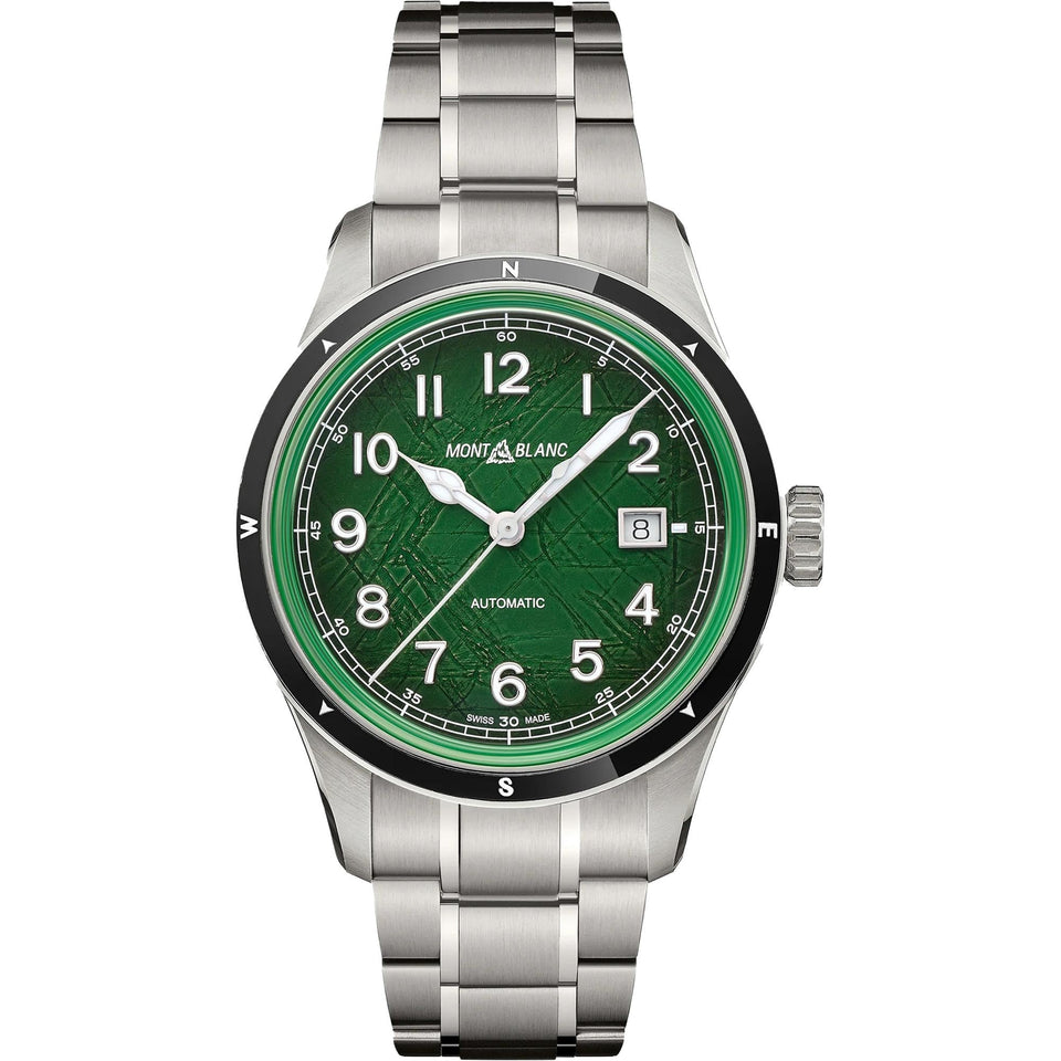 Montblanc Men's 1858 Green Dial Date 0 Oxygen Automatic Watch