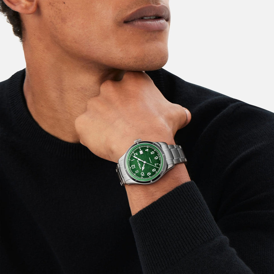 Montblanc Men's 1858 Green Dial Date 0 Oxygen Automatic Watch