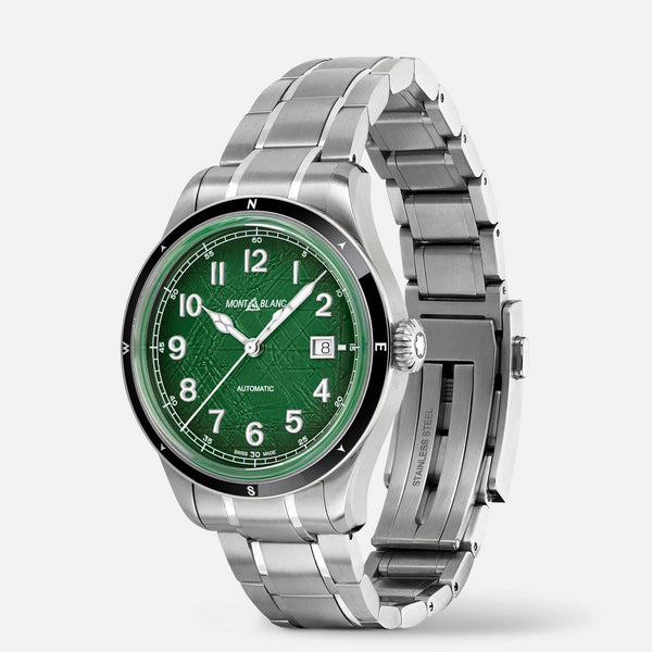 Montblanc Men's 1858 Green Dial Date 0 Oxygen Automatic Watch